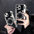 Retro 3D Camera Phone Case with Lanyard