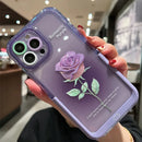 Invisible Bracket Rose Print Case