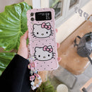 Adorable Kitty Wrist Strap Charm Case - Samsung