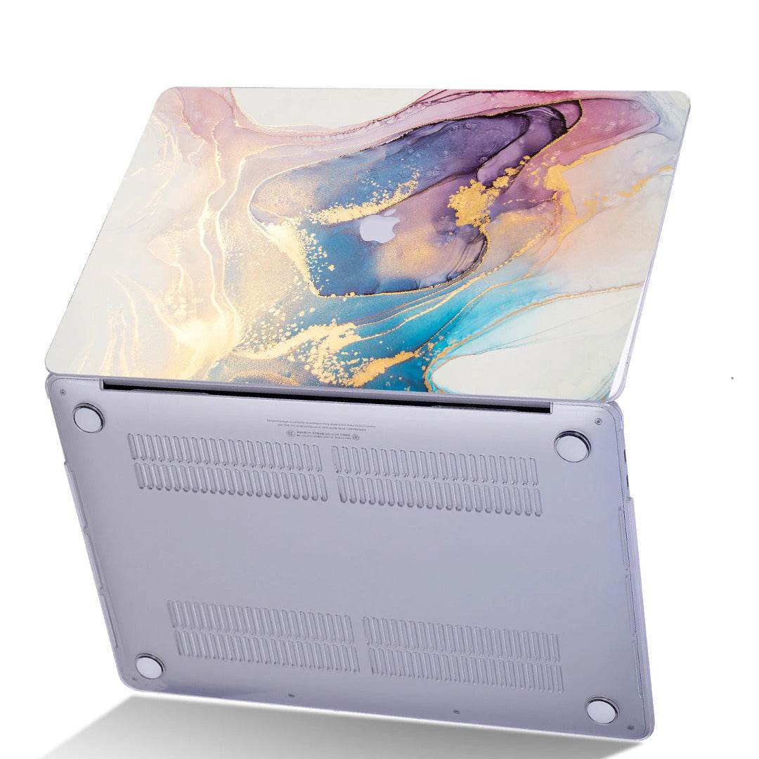 Glossy Marble Pattern MacBook Case - Peeperly