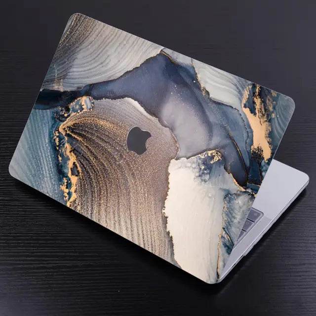 Glossy Marble Pattern MacBook Case - Peeperly