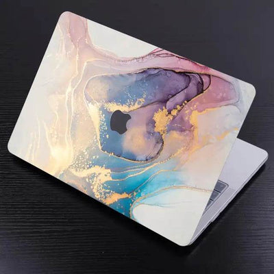 Glossy Marble Pattern MacBook Case - Peeperly