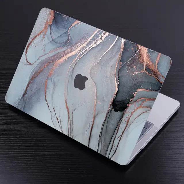 Glossy Marble Pattern MacBook Case - Peeperly
