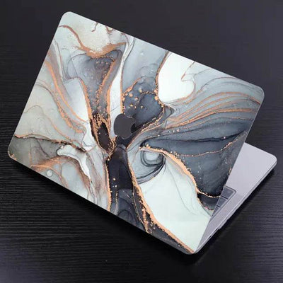 Glossy Marble Pattern MacBook Case - Peeperly