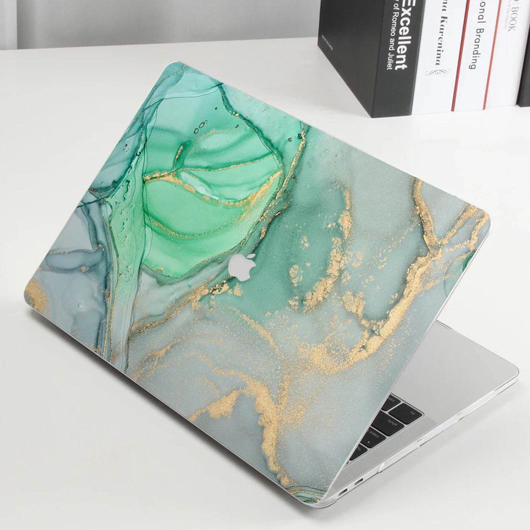Glossy Marble Pattern MacBook Case - Peeperly
