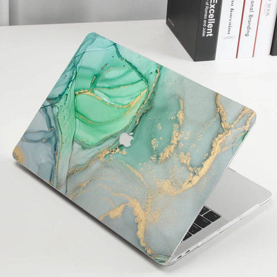 Glossy Marble Pattern MacBook Case - Peeperly