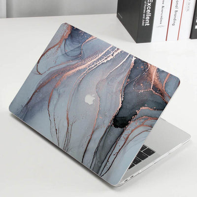 Glossy Marble Pattern MacBook Case - Peeperly