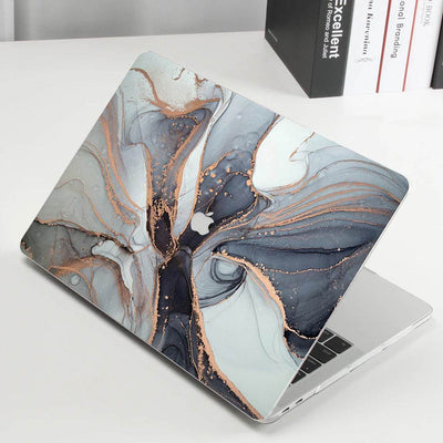 Glossy Marble Pattern MacBook Case - Peeperly