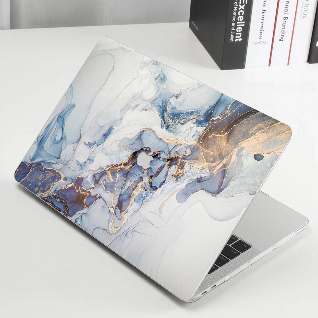 Glossy Marble Pattern MacBook Case - Peeperly