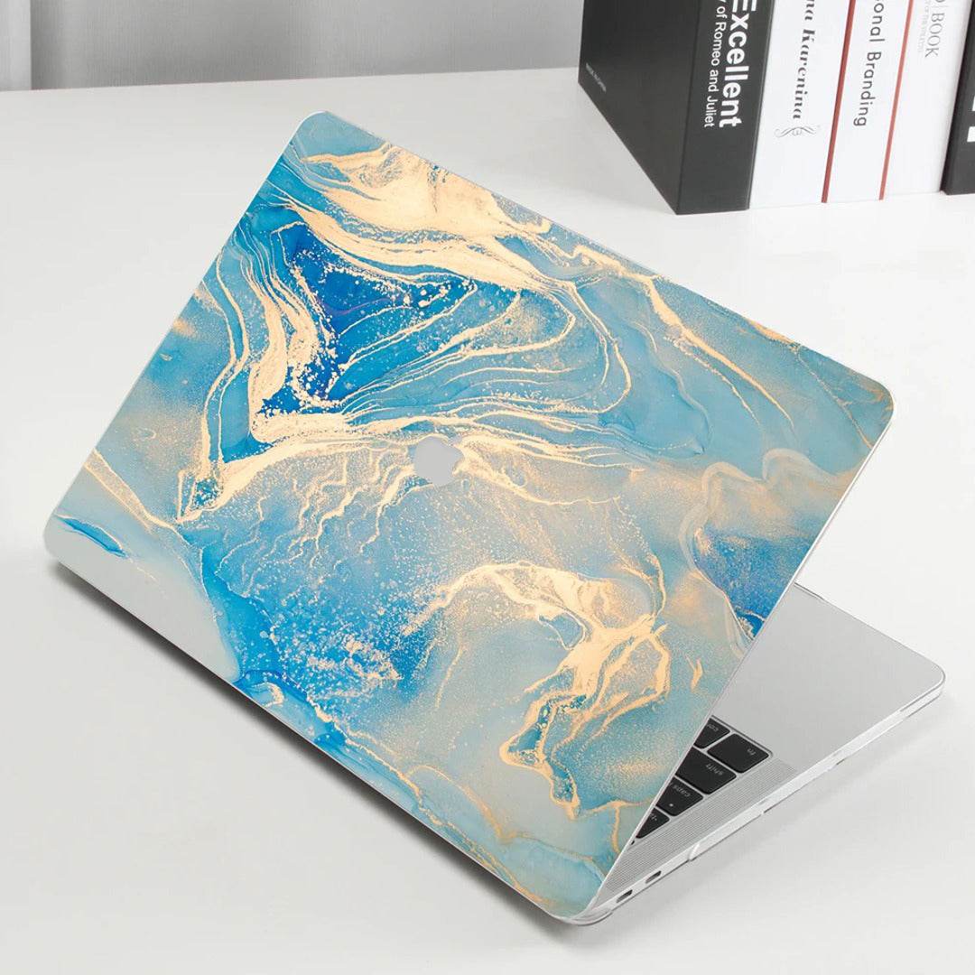 Glossy Marble Pattern MacBook Case - Peeperly