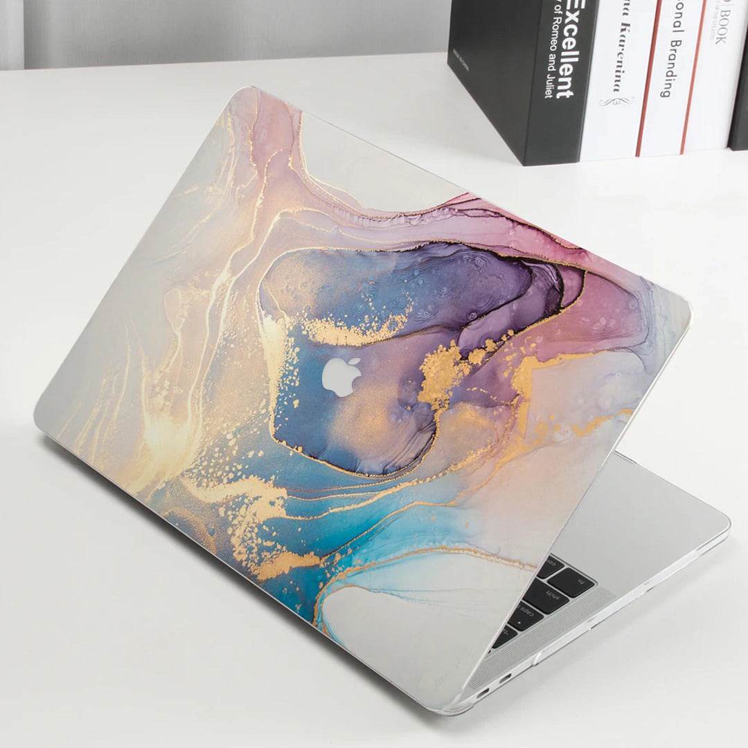 Glossy Marble Pattern MacBook Case - Peeperly