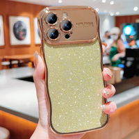 Electroplated Glittery Wave Pattern Case