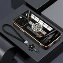 Diamond Elegance Ring Holder Case With Lanyard