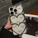 Elegant Electroplate Bow Love Case