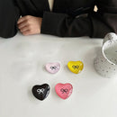 Dazzling Heartfelt Bow Glass Phone Gripper