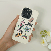 Cute Bear Hugs Hand Painted Case
