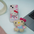 Adorable Feline Fun Gripper Case with Lanyard