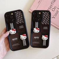 Creative Kitty Doll Art Shell Case