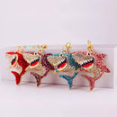 Crystal Rhinestones Shark Keychain