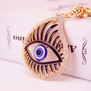 Luxury Diamond Devil Eye Keychain