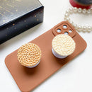 Natural Woven Rattan Phone Gripper