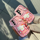 Cute Hello Kitty Frame Case - Samsung