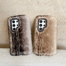 Plush Cat Fur Phone Case - Samsung