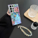 Floral Brilliance Wrist Strap Case - Samsung