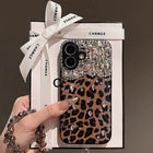 Leopard Diamond Bling Charm Case - Peeperly
