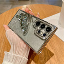 Glamorous Rhinestone Butterfly Glitter Case - Samsung