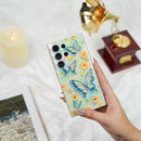 Butterfly And Chamomile Flower Case - Samsung