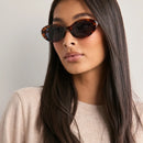 Glamour Glow Oval Frame Sunglasses