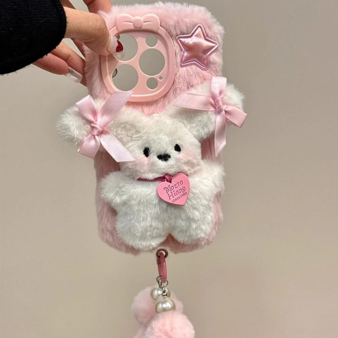 zopoxo/202502191212559965_Cute-Fluffy-Pink-Bear-Pom-Pom-Bracelet-iPhone-Case_1080x1080.jpg