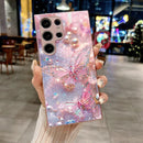 Fairy Butterfly Glitter Pearl Case - Samsung
