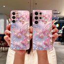 Fairy Butterfly Glitter Pearl Case - Samsung