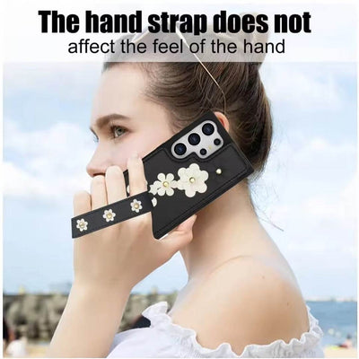 Floral Chic Crossbody Wallet Case - Samsung - Peeperly