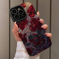Mystic Crimson Floral Case