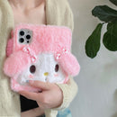My Melody Fluffy Flip Phone Case
