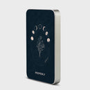 Moonlit Petals - Magnetic Power Bank