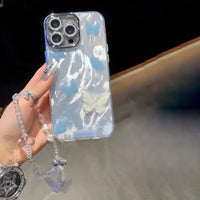 Icy Butterfly Crystal Wing Case