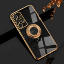 Gold Plating Metallic Ring Case - Samsung