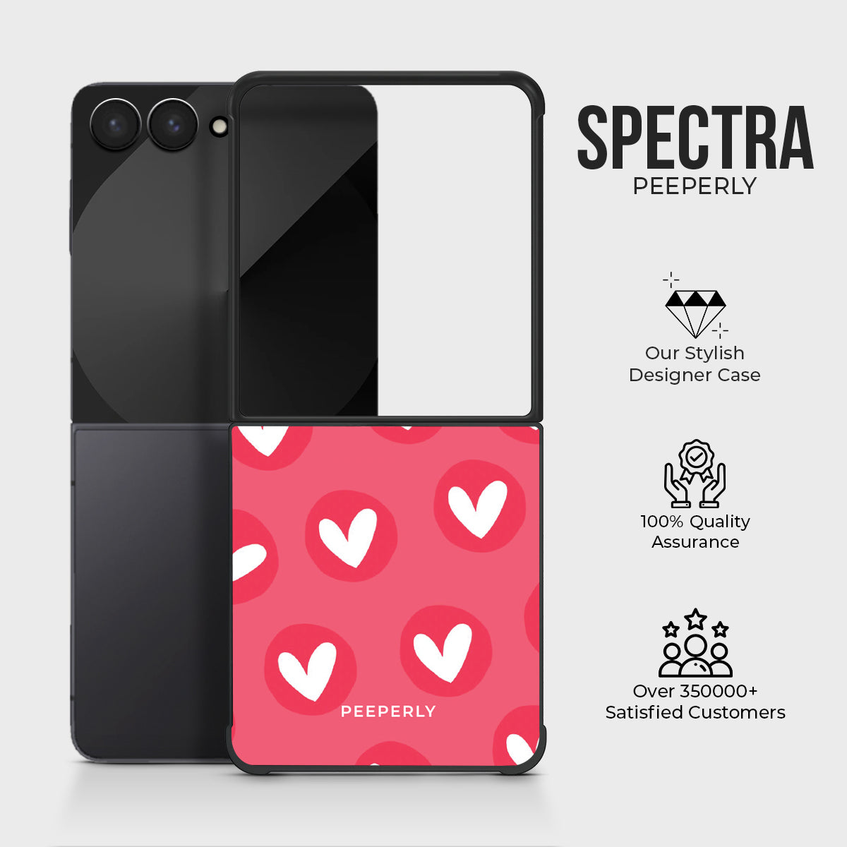 Hearts Aflutter For Flip - Spectra – Peeperly