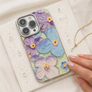 Glitter Dot Lens Floral Phone Case