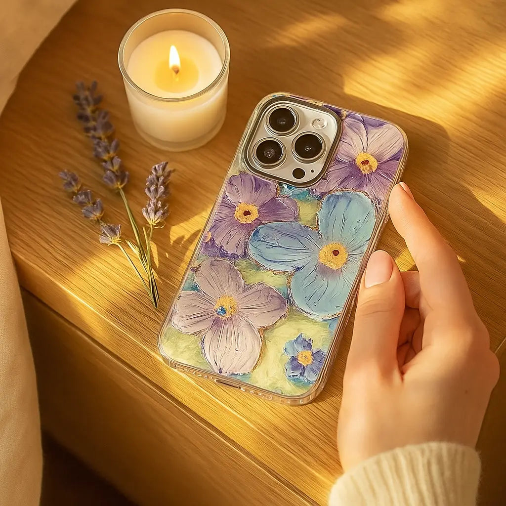 Glitter Dot Lens Floral Phone Case – Peeperly