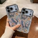 Floral Illusion Diamond Butterfly Case