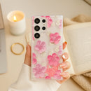 Luminous Glowing Glitter Flower Case - Samsung
