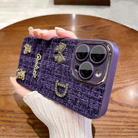 Bear Bling Cloth Texture Case