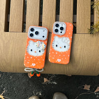 Peachy Kitty Bloom Sparkle Case