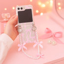 Girly Pearl Kiss Ribbon