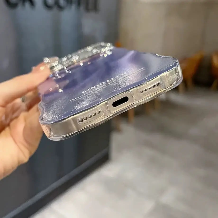 Holographic Ripple Diamond Edge Case – Peeperly